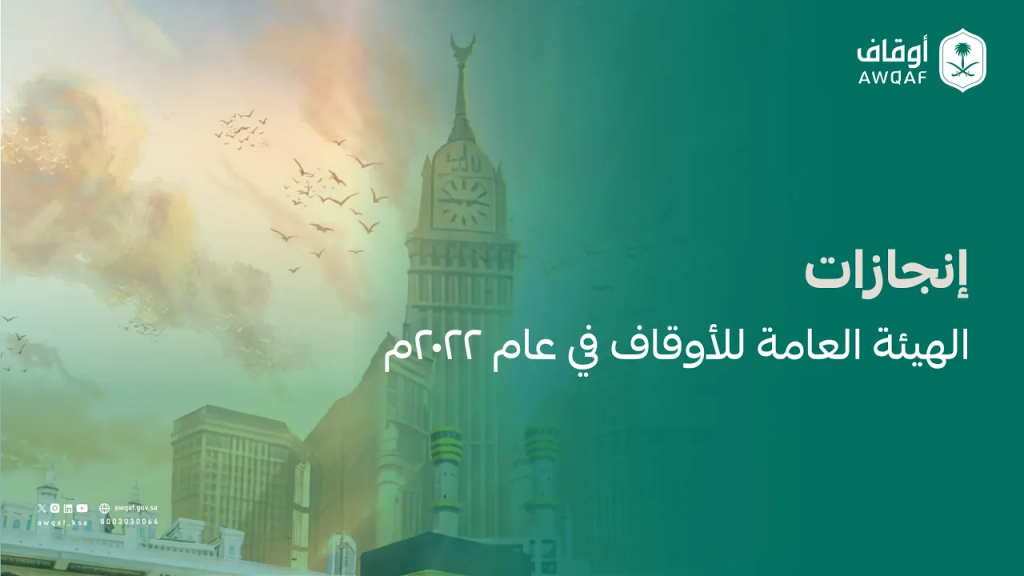 إنجازات | الهيئة العامة للأوقاف في عام 2022م